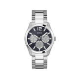 Guess • GW0707G1 • Montre multifonction pour hommes, ton argent