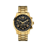 Guess • U0379G4 • Black and Gold-Tone Classic Chronograph Sport Watch