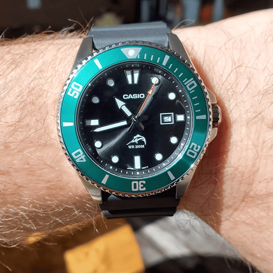 CASIO Analog Blue and Black | MDV106B-1A1V main image 1