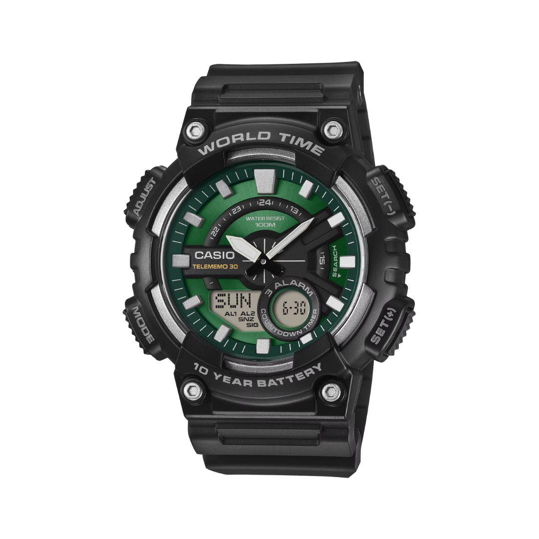 3a2 Casio • AEQ110W-3A2 • Analog-Digital – Montres Big Time Watches