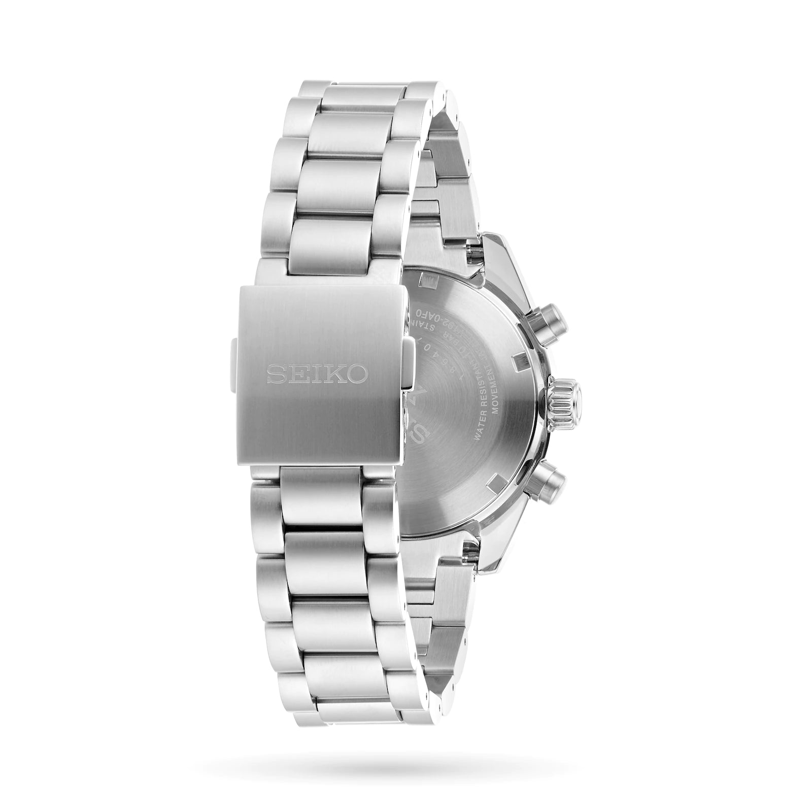 Seiko Men s Chronograph Prospex Speedtimer Solar Stainless Steel Bracelet Watch 39mm Silver