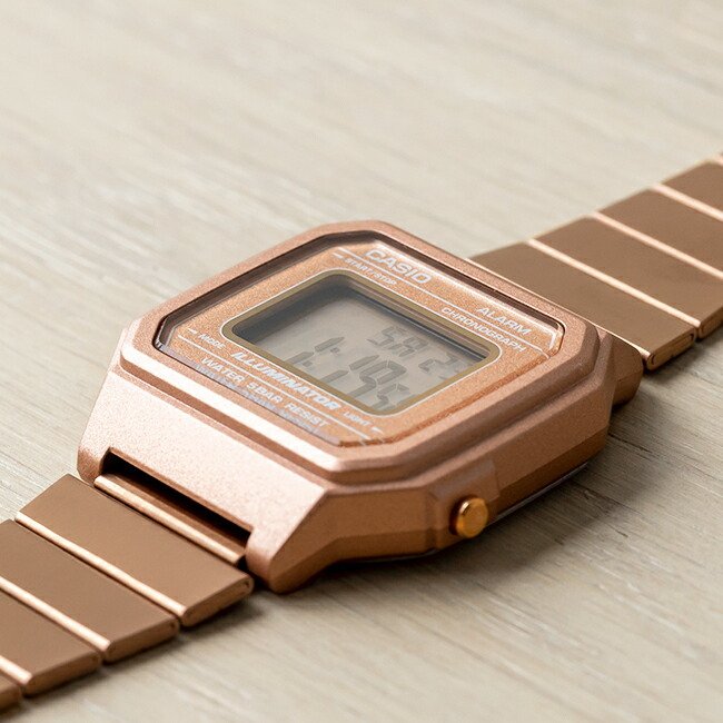 Casio b650wc 2024 rose gold