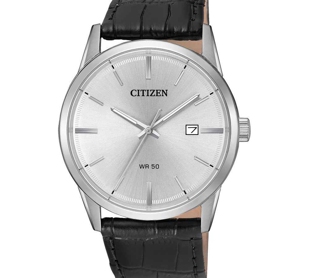 The sleek and stylish Citizen BI5000-01A wristwatch