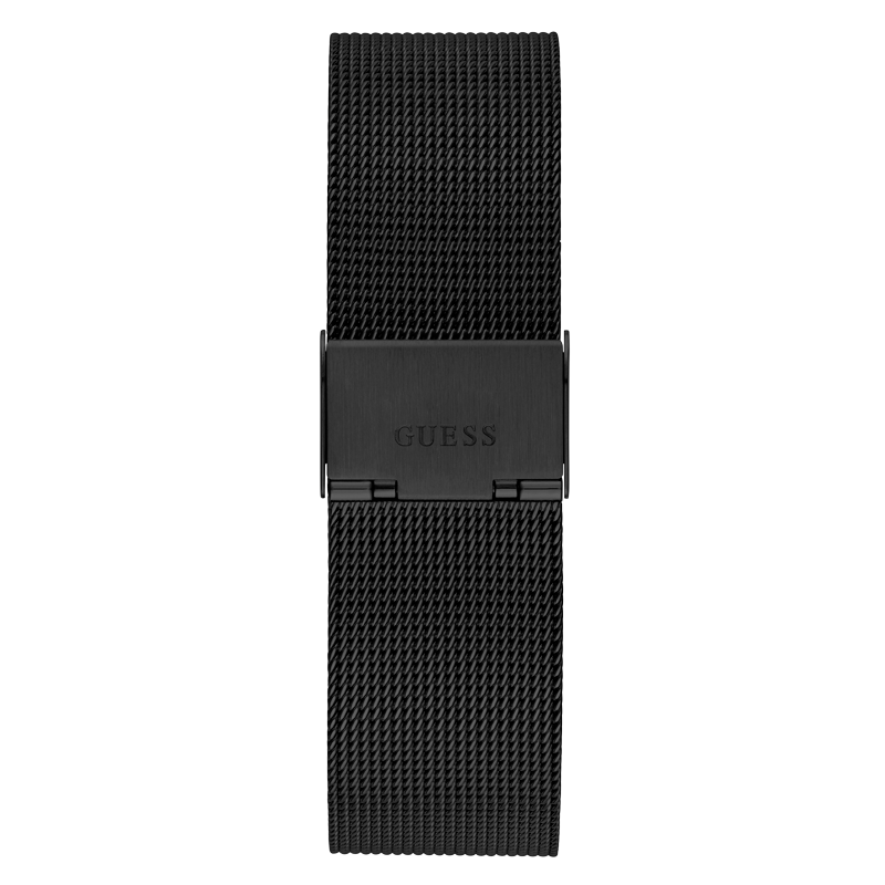 Guess - GW0248G3 - Montre analogique en maille noire avec diamants