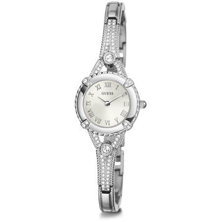 Guess - U0135L1 - Silver-Tone Petite Crystal Watch