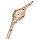 Guess - U0135L3 - Femme - Petite montre en cristal doré rose