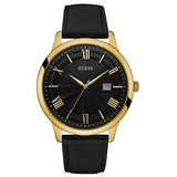 Guess - U0972G2 - Black and Gold-Tone Oversized Watch